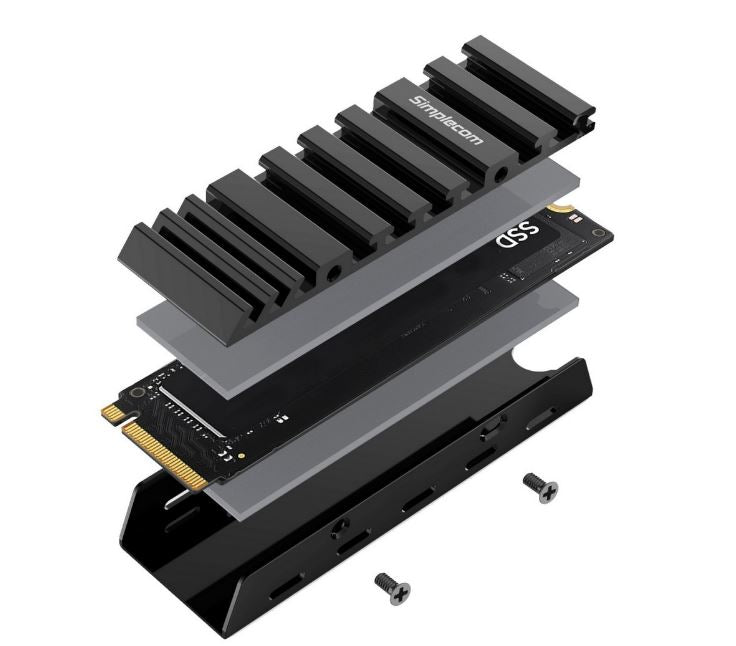 Simplecom SA110 M.2 SSD Aluminum Heatsink with Thermal Silicone Pads for PC and image 3