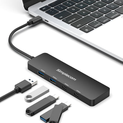 Simplecom CH392 USB 3.2 Gen2 USB-C 4-Port 10Gbps Hub (2x USB-A and 2x USB-C) image 3