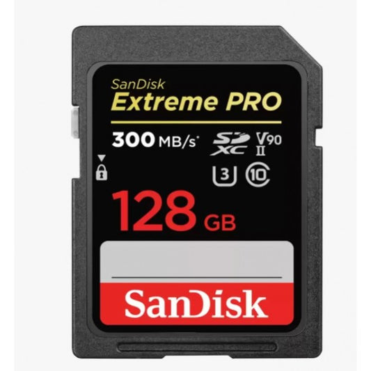 SanDisk SDSDXDK-128G-GN4IN 128GB Extreme PRO SDXC UHS-II Memory Card - Lifetime image 0