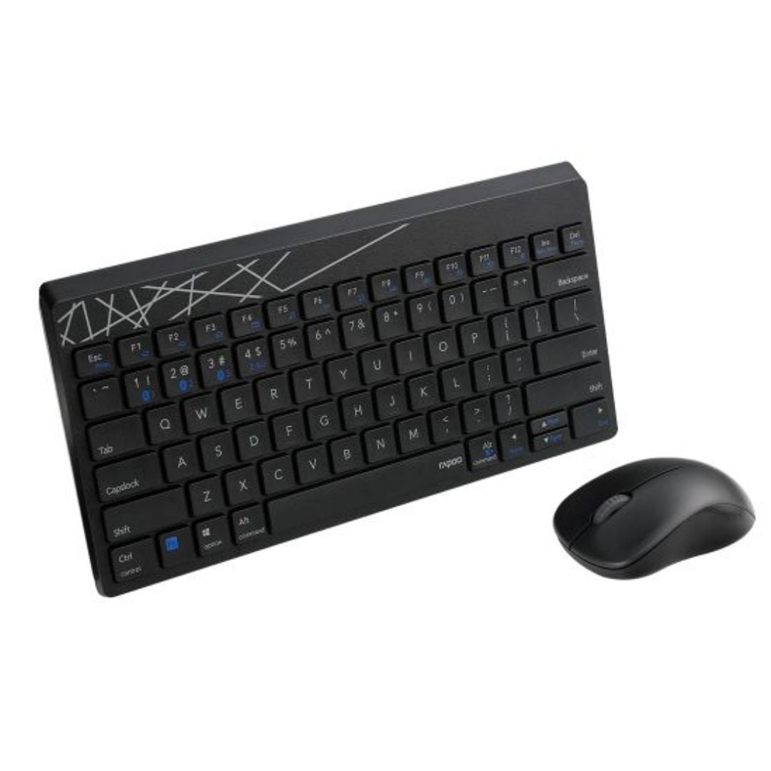 RAPOO 8000M Compact Wireless Multi-mode Bluetooth, 2.4Ghz, 3 Device Keyboard and image 2