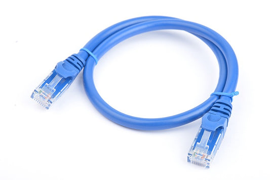 8Ware CAT6A Cable 0.5m (50cm) - Blue Color RJ45 Ethernet Network LAN UTP Patch C image 0