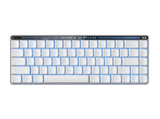 ASUS ROG Falchion RX Blue Low Profile Wireless Gaming Keyboard, Tri-mode Connect image 0