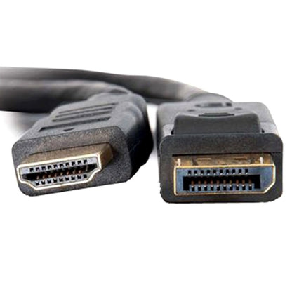 8ware DisplayPort DP to HDMI Cable 2m - 20 pins Male to 19 pins Male Gold plated image 1