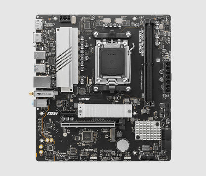 MSI B650M BOMBER WIFI AMD AM5 MATX Motherboard, 2x DDR5 ~128GB, 1x PCI-E x16, 2x image 1