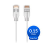 Ubiquiti UniFi Etherlighting Patch Cable, Single Unit, Indoor, Length 0.15m, Whi image 0
