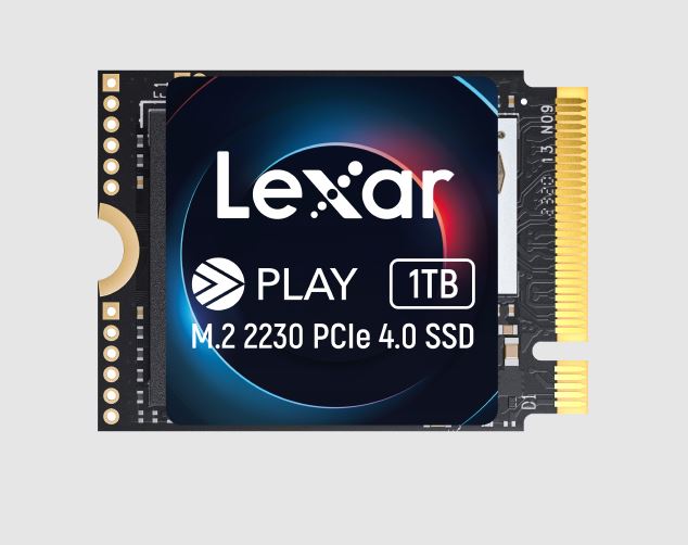 Lexar LNMPLAY001T-RNNNG Internal SSD Play 1TB M.2 2230 PCIe Gen 4x4 NVMe SSD up image 0