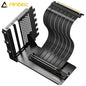 Antec AT-RCVB-BK200-PCIE5 RTX50 PCI-E 5.0 Riser Cable Vertical Bracket Kit - Black, 200mm, 64GB/s, 32GT/s, supports RTX 5090/RX 9070 XT, 1Y warranty