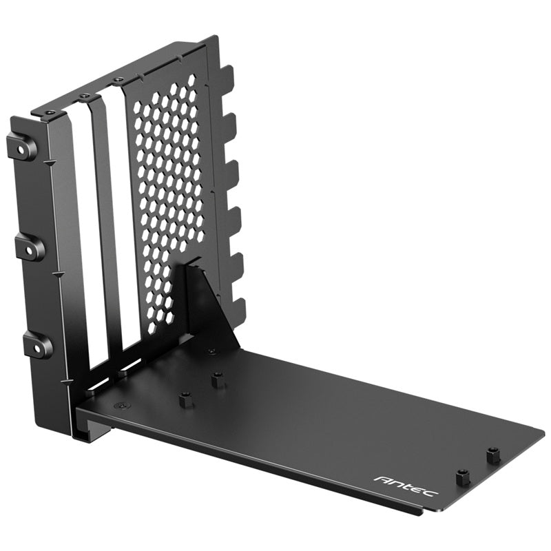 Antec AT-RCVB-BK200-PCIE5 RTX50 PCI-E 5.0 Riser Cable Vertical Bracket Kit - Black, 200mm, 64GB/s, 32GT/s, supports RTX 5090/RX 9070 XT, 1Y warranty
