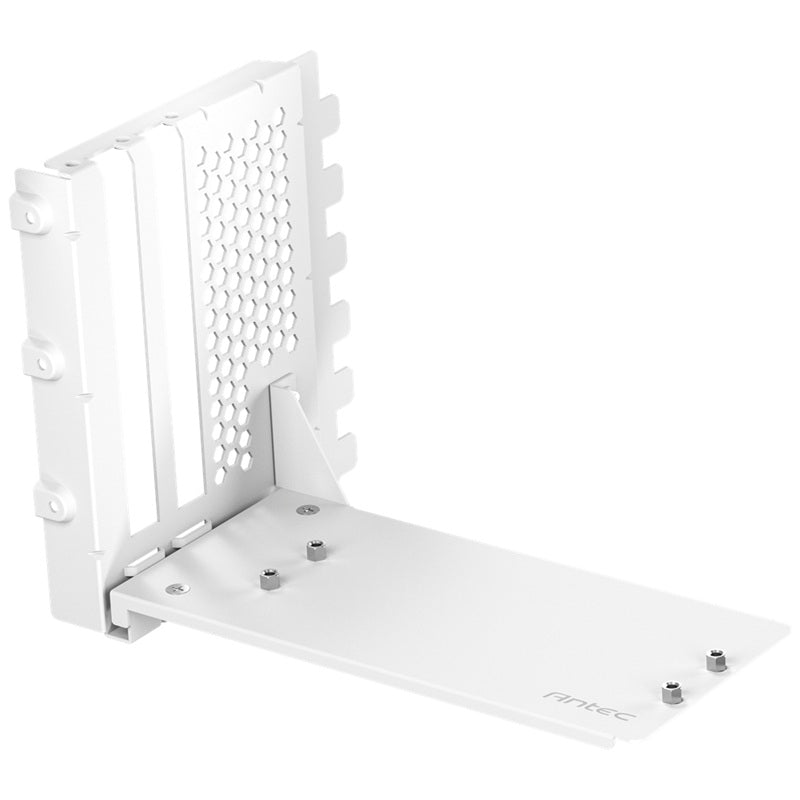 Antec AT-RCVB-BK200-PCIE5 RTX50 PCI-E 5.0 Riser Cable Vertical Bracket Kit - White, 200mm, 64GB/s, 32GT/s, supports RTX 5090/RX 9070 XT, 1Y warranty