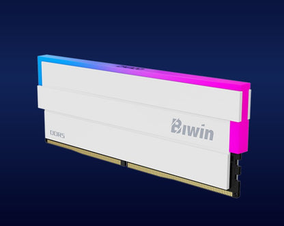 BIWIN DDR5 Memory DW100 RGB Memory 6000mhz 32GB (16GB*2) CL30-38-38-76 1.35V  WHITE B5DW100326030ER2G-CW001