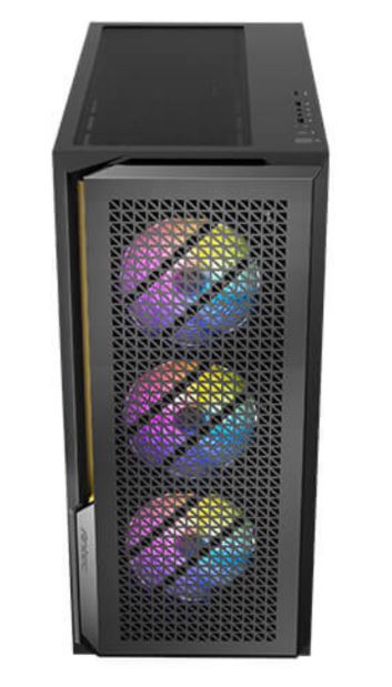 Antec P20C ARGB, ATX, E-ATX, High Airflow, USB-C, Cable management, 4x HDD/SSD , 375mm GPU, 170mm CPU, 3x ARGB PWM 12CM,Fan Control, Case (LS)