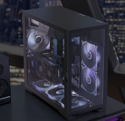 Antec Storm 120mm PWM FDB Fan 3 Pack, High Airflow 66.56 CFM, Air Pressure 2.7, Noise Level 25.8. Woven Cable, PMW Daisy Chain design, 3 Yrs Wty (LS