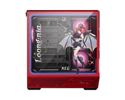 MSI PANO 130R MLG EDITION, Mid-Tower, ATX/M-ATX/ITX, 400mm GPU, 165mm CPU cooler, USB-C 20Gbps, 4 ARGB fans, 360mm rad, PSU 180mm, 7 slots, 3 SSDs