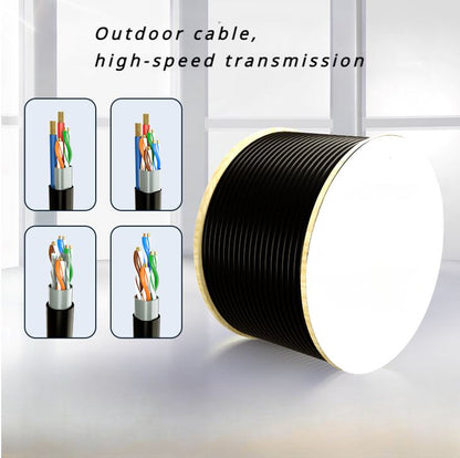 8Ware 350m CAT6A Ethernet Outdoor Underground Shielded External LAN Cable Reel B