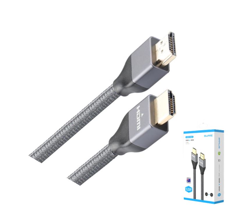 8Ware Premium HDMI 2.0 Cable 5m Retail Pack 19 pins Male to Male UHD 4K HDR High