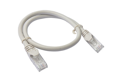 8Ware CAT6A Cable 0.25m (25cm) - Grey Color RJ45 Ethernet Network LAN UTP Patch