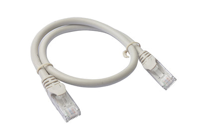 8Ware CAT6A Cable 0.25m (25cm) - White Color RJ45 Ethernet Network LAN UTP Patch