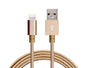 Astrotek 1m USB Lightning Data Sync Charger Gold Color Cable for iPhone X 9 8 7S 7 Plus 6S 6 Plus 5 5S iPad Air Mini iPod