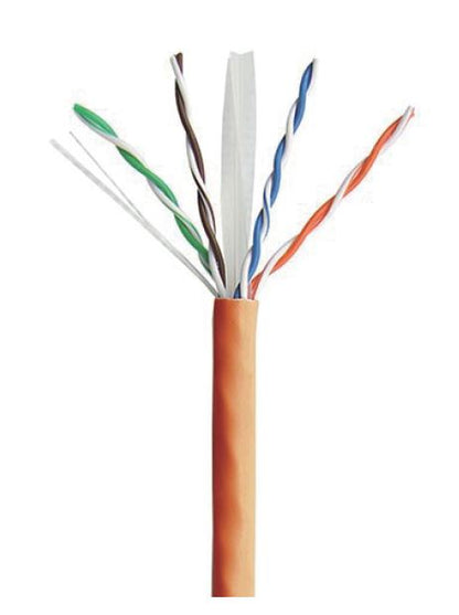 Astrotek CAT6 UTP Cable 305m Roll - Orange Full 0.55mm Copper Solid Wire Etherne