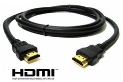 Cabac HDMI Cable 50cm / 0.5m - V1.4 19pin M-M Male to Male Gold Plated 3D 1080p