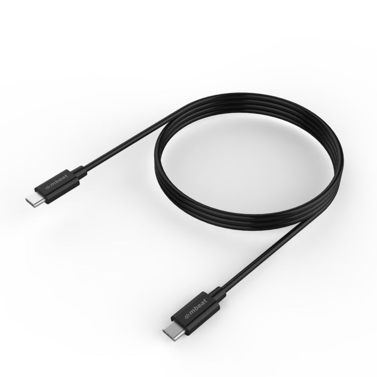 mbeat® Prime 1m USB-C to USB-C 2.0 Charge And Sync Cable High Quality/Fast Char