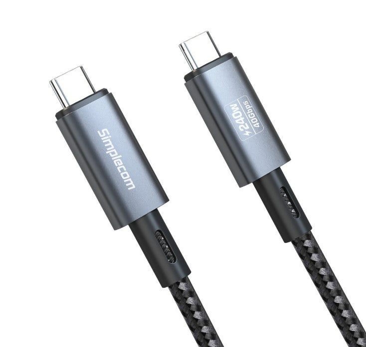 Simplecom CA615 USB-C to USB-C Cable USB4 40Gbps 5A 240W PD3.1 8K@60Hz 1.5M