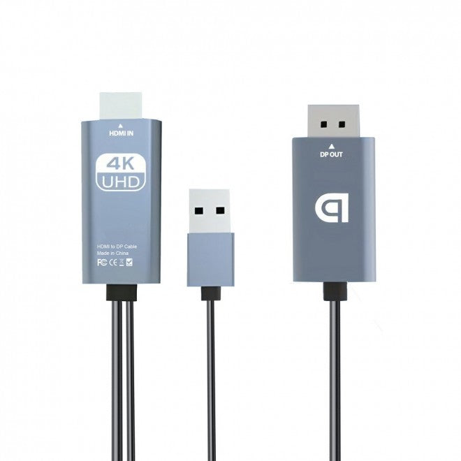 Simplecom TH201 HDMI to DisplayPort Active Converter Cable 4K@60hz USB Powered 2