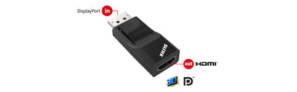 (LS) Sunix DP1.2 to HDMI 1.4b -  DisplayPort to HDMI Dongle/Connects HDMI cable diesplay to DisplayPort equipped PC/MAC Computer
