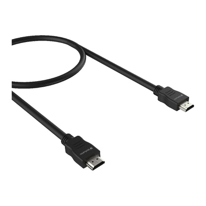 Verbatim HDMI 1.4b Cable 1m - Support 4K FHD, 3D Compatible, Audio Return Channel (ARC) HIgh Performance Premium Cable. Black Colour