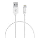Verbatim Charge & Sync Lightning Cable 1m - White--Lightning to USB A (66580) (LS)