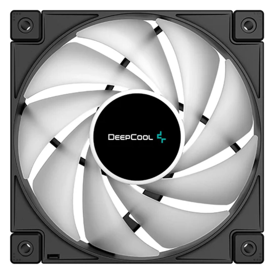 DeepCool FC120 Cooling Fan, 120mm Performance RGB PWM, Cable Management With Dasiy Chainable Cable, RGB Power Interconnect, Reduce Cable Clutter