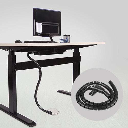 Brateck 30mm/1.2' Diameter Coiled Tube Cable Sleeve   Material Polyethylene(PE)