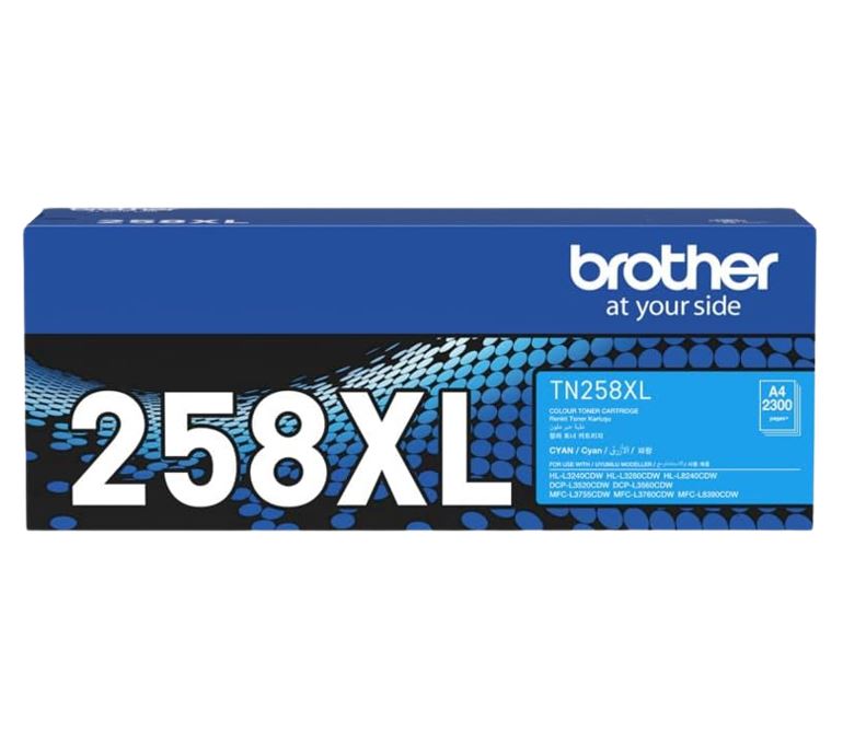 Brother TN-258XLC **NEW** CYAN HIGH YIELD TONER CARTRIDGE TO SUIT MFC-L8390CDW/M