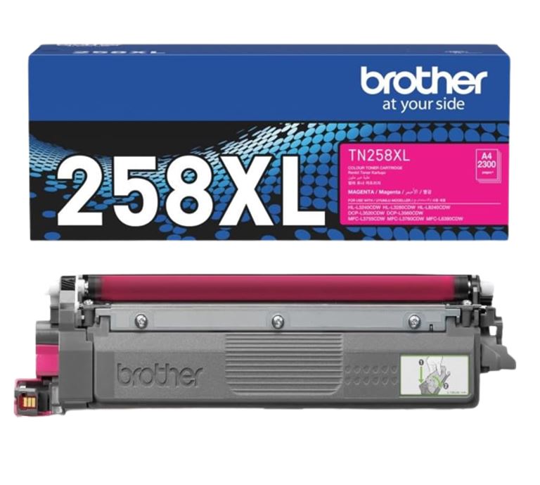 Brother TN-258XLM **NEW** MAGENTA HIGH YIELD TONER CARTRIDGE TO SUIT MFC-L8390CD
