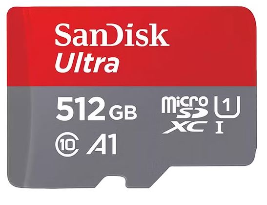 SanDisk 512GB Ultra MicroSDXC UHS-I Memory Card - 150MB/s -Capacity: 512GB - Com