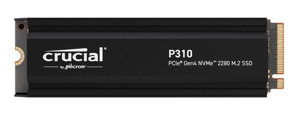 Crucial P310 1TB Gen4 2280 NVMe SSD w Heatsink 7100/6000 MB/s R/W 220TBW 1000K/1