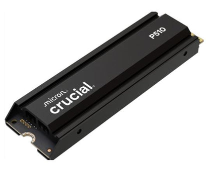 Crucial P510 2TB Gen5 2280 NVMe M.2 SSD w Heatsink 10,000 / 8,700 MB/s R/W 1200T