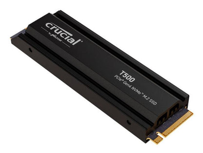 Crucial T500 4TB Gen4 NVMe SSD Heatsink - 7400/7000 MB/s R/W 2400TBW 1440K IOPs