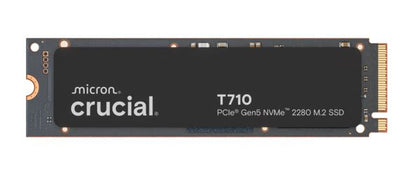 Crucial T710 1TB PCIe Gen5 NVMe 2280 SSD - 14900/13700 MB/s R/W 600TBW 1500K IOP