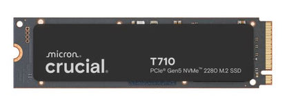 Crucial T710 2TB PCIe Gen5 NVMe 2280 SSD - 14500/13800 MB/s R/W 1200TBW 1500K IO