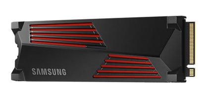 Samsung 990 Pro 2TB with Heatsink Gen4 NVMe SSD 7450MB/s 6900MB/s R/W 1550K/1200K IOPS 1200TBW 1.5M Hrs MTBF for PS5 5yrs Wty