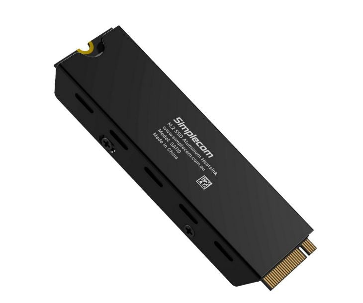 Simplecom SA110 M.2 SSD Aluminum Heatsink with Thermal Silicone Pads for PC and