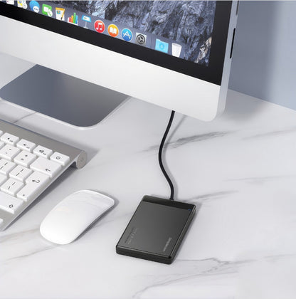 Simplecom SE109 Tool-free 2.5' SATA HDD SSD to USB-C Enclosure USB 3.2 Gen 1 Com