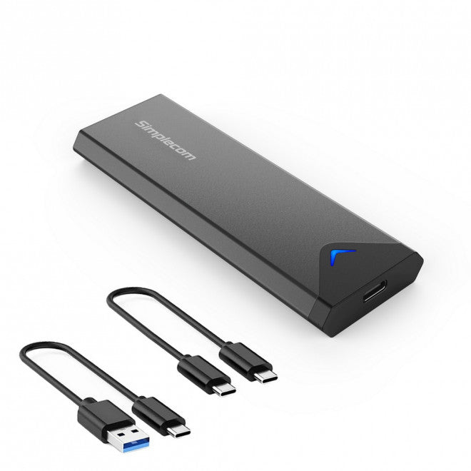 (LS)Simplecom SE509 NVMe (M Key) M.2 SSD to USB 3.2 Gen 2 USB-C 10Gbps Enclosure (LS) -- HXSI-SE504v2