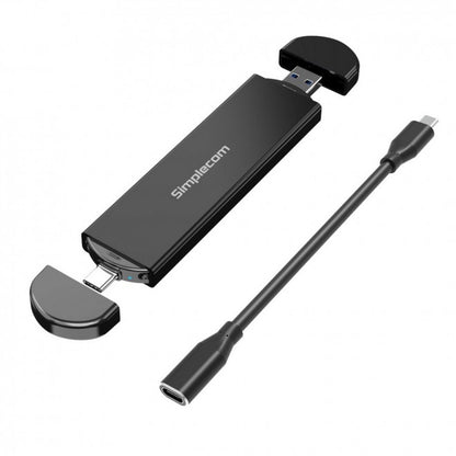 Simplecom SE522 NVMe / SATA M.2 SSD to USB 3.2 Gen 2 Dual USB Connector Enclosur