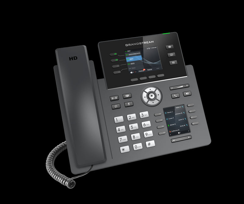Grandstream GRP2614 4 Line IP Phone, 4 SIP Accounts, 320x240 Colour Screen, BLF Keys, HD Audio