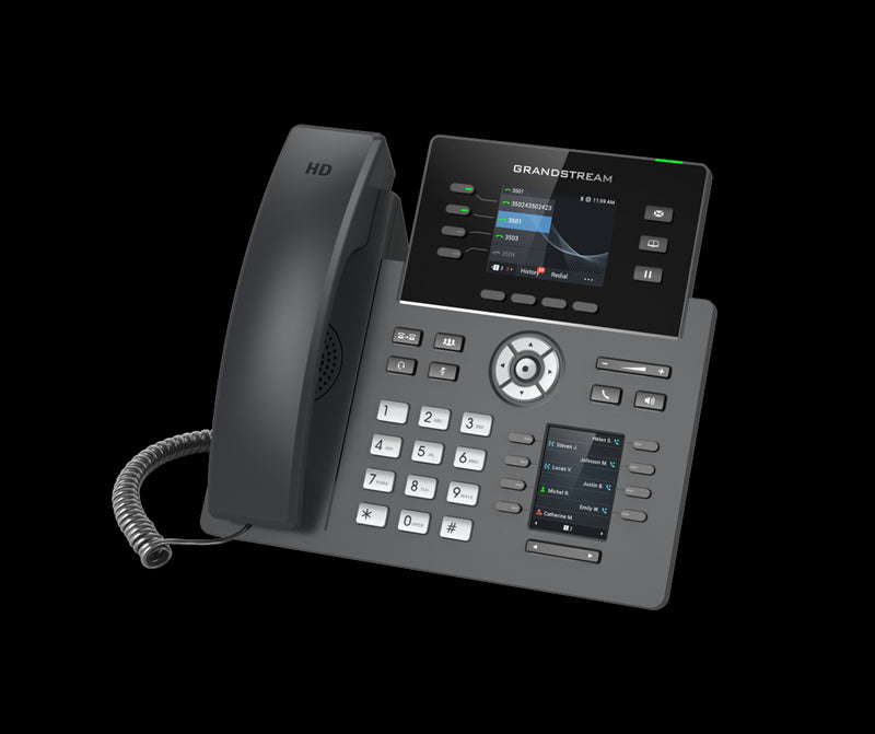 Grandstream GRP2614 4 Line IP Phone, 4 SIP Accounts, 320x240 Colour Screen, BLF Keys, HD Audio