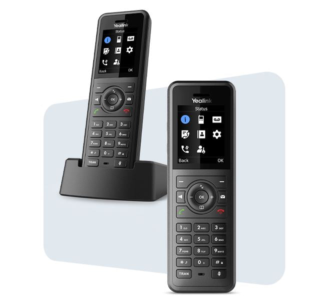 Yealink W57R Professional Business DECT Handset, 1.8' Color Screen, HD Voice, up to 40 hrs talk time, 575 hrs standby, Vibration alarm, No Perception