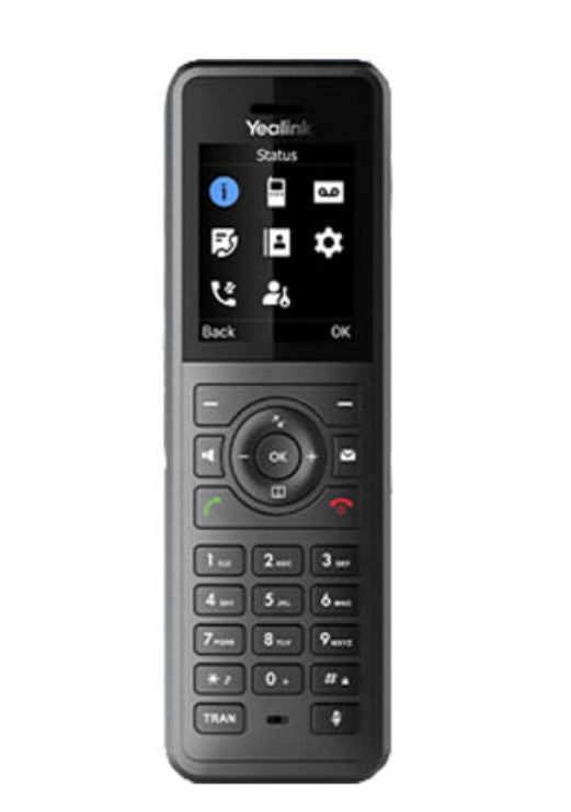 Yealink W57R Professional Business DECT Handset, 1.8' Color Screen, HD Voice, up to 40 hrs talk time, 575 hrs standby, Vibration alarm, No Perception