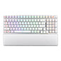 ASUS ROG Strix Scope II 96 RX Wireless Keyboard - White, USB-C / BT 5.1 / 2.4GHz,  RGB Per-Key, NKRO,  8000Hz,  2m Cable, AURA Sync